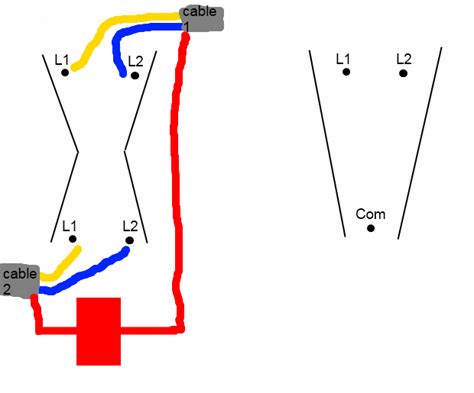 I've made two diagrams below of the state of each terminal in both the on/off position. electrical - Confused about two way wiring on stair case - Home Improvement Stack Exchange