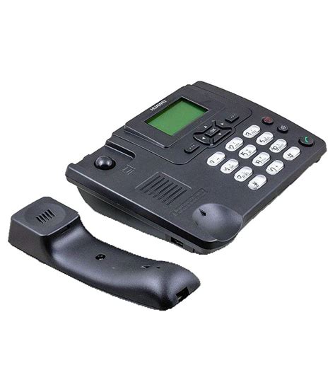 Buy Huawei Ets3125i Single Sim Gsm Wireless Landline Phone Black Online