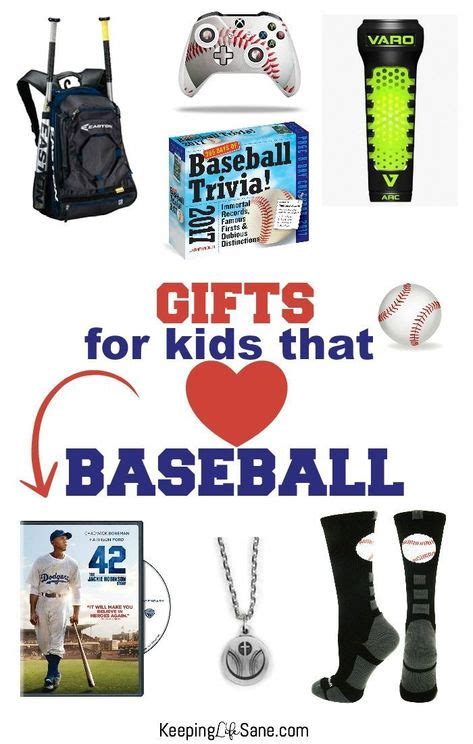 Great Gifts for Kids who Love Baseball  Baseball gifts, Tween boy