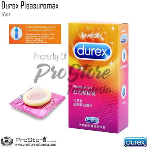 Jual Produk Terlaris Durex Pleasuremax Condom Dotted Ribbed Kondom Big Box 12 Pcs Shopee