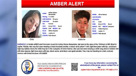 Fdle Amber Alert Canceled After 15 Year Old Palm Beach County Girl