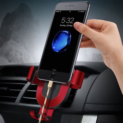 Torras Cell Phone Holder For Car Auto Clamping Air Vent Car Mount