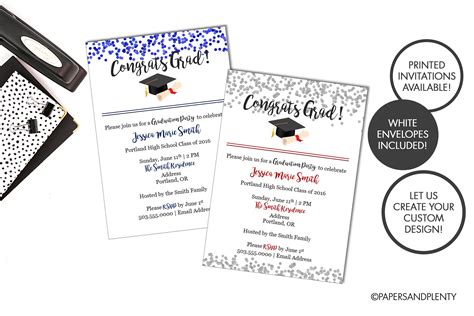 Digital Or Printed Class Of 2020 Graduation Party Invitation Etsy