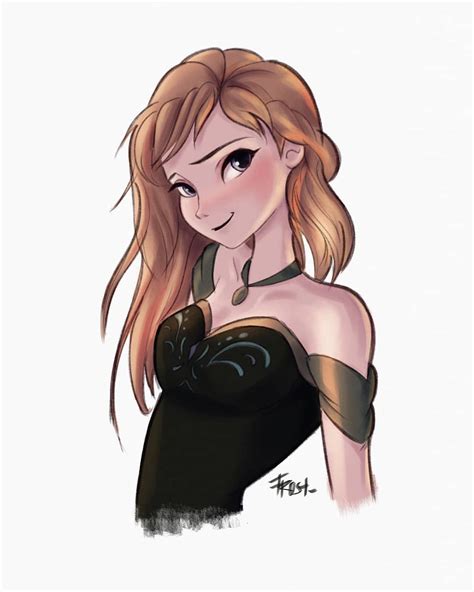 Reposted From Frostharmonic Princess Anna With Hairdown Absolute