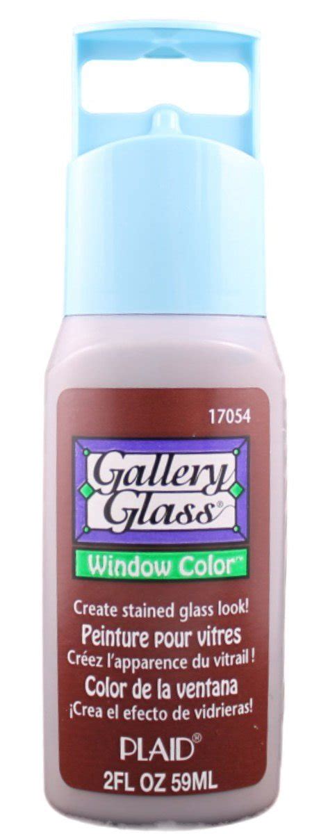 Plaid Gallery Glass Window Color 2 Ounce 17054 Copper Metallic