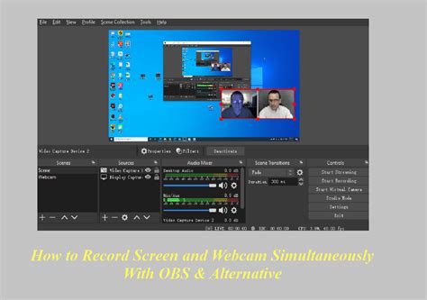 How To Record Screen And Webcam Simultaneously With OBS Alternative