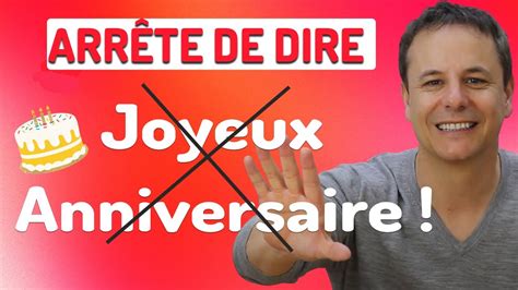 10 Façons de Souhaiter un Joyeux Anniversaire en Français YouTube