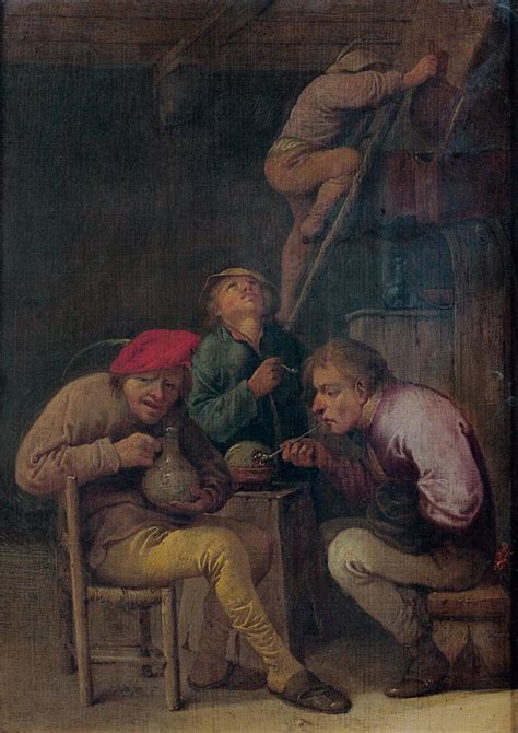 Interior Scene Of An Inn By Jan Jansz Buesem Attributed To Artist At