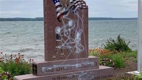 A 911 Memorial Was Vandalized In Upstate New York Cnn