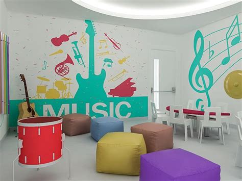 Kids Music Room On Behance Kids Music Room Music Room Decor Music Room