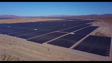 Huge Solar Farm Outside Of Las Vegas Youtube
