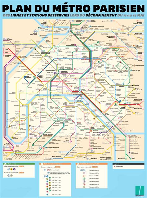 Plan Du M Tro De Paris Voyage Carte Plan