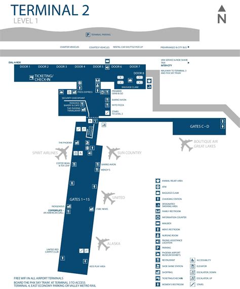 Phx Airport Terminal Map Verjaardag Vrouw 2020