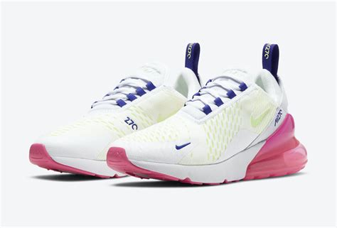 Nike Air Max 270 White Blue Green Pink Dh0252 100 Release Date Info