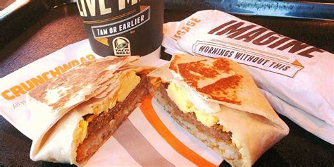 Taco bell's latest promotion promises a free meal to anyone who joins its rewards program. Taco Bell free breakfast Crunchwrap - Business Insider