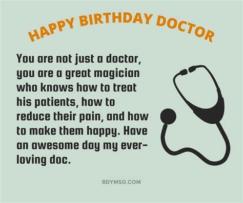 36 Special Birthday Wishes For Doctors Messages And Images