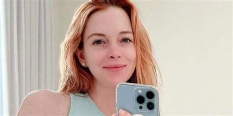 Lindsay Lohan Opens Up About Her Post Baby Body Shares A Mirror Selfie Lindsay Lohan Just