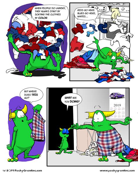 Pesky Gremlins Comic 542 Caught In The Act Pesky Gremlins