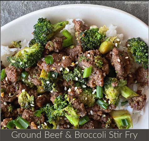 20 Minute Ground Beef And Broccoli Stir Fry