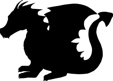 Free Dragon Silhouette Cliparts Download Free Dragon Silhouette