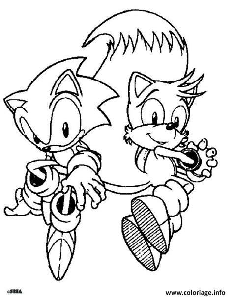 Coloriage Sonic 235