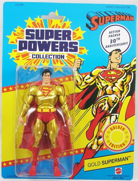Dc Universe Super Powers Collection Gold Superman