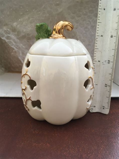 Lennox Pumpkin Votive Candle Holder Ebay