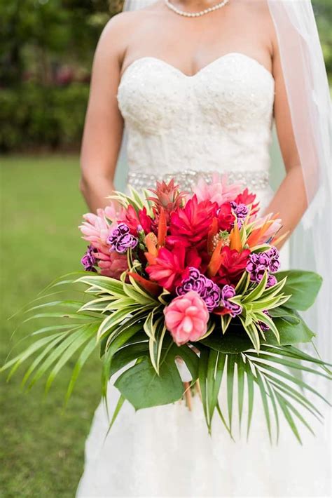 25 Best Tropical Wedding Bouquets Ever Weddinginclude Wedding Ideas