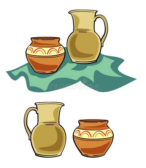陶瓷陶器eps例证JPG 向量例证. 插画 包括有 陶器, 陶瓷, 空白, 例证, 容器, 瓦器, 仍然, 投手 - 1070894