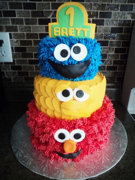 Elmo Sesame Street Birthday Cakes Designprosites