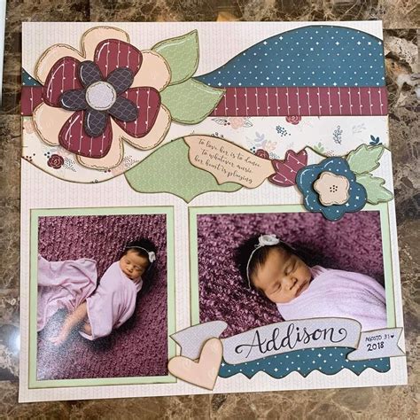 Kiwi Lane Designs Scrapbook Layout Sketches Scrapbooking Ideas Baby