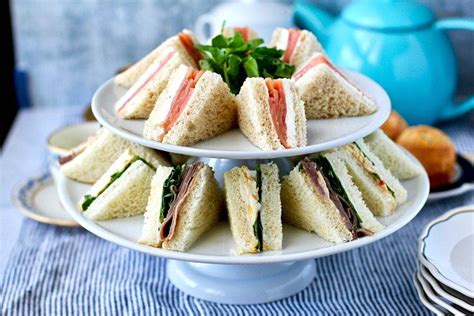Assorted Tea Sandwiches For Afternoon Tea Recipe Sandwiches