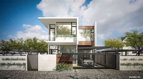 Modern Minimalist House Design With 4 Bedrooms House And Decors