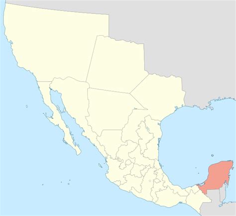 Archivomap Of Mexico In 1824 Yucatansvg Wikipedia La