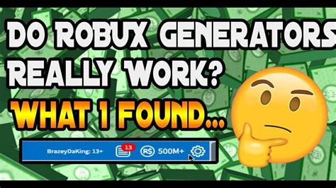 Do Robux Generators Actually Work The Real Truth Youtube