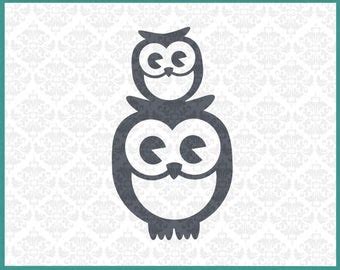 Download Mother owl clipart | Etsy