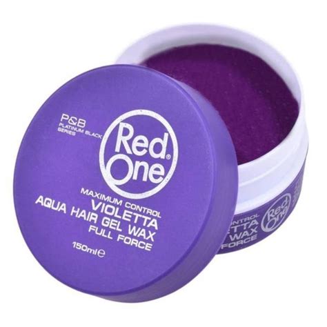 Red One Violetta Aqua Hair Gel Wax Full Force 150ml Braids And Locs