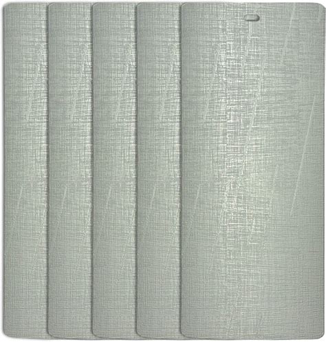 Brylanehome Embossed Vertical Privacy Slat Blinds 35 Inch