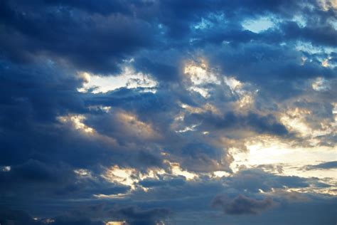 Glistening Back Light On Clouds Free Stock Photo Public Domain Pictures