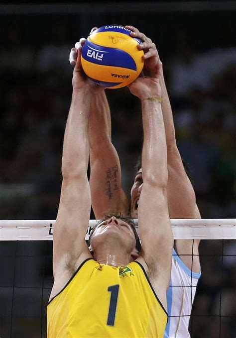 volleyball bruno games brazil london olympic rezende argentina quotes clubs facundo bottom earls court during quarterfinal athlete goals basketball against