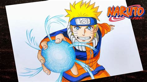 How To Draw Naruto With Rasengan Step By Step Tutorial For Beginners Naruto Youtube