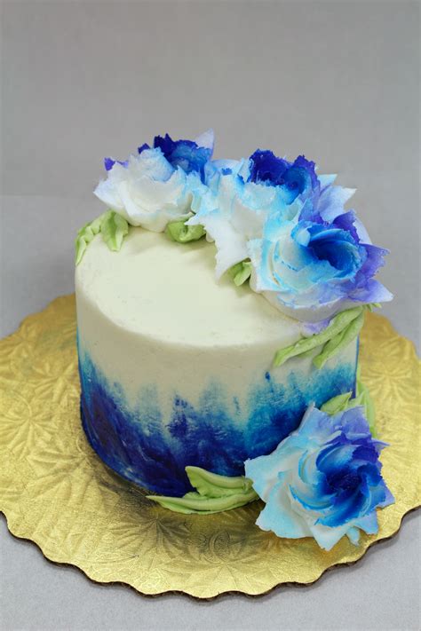 Add to favorites sadler teapot made in england elegant blue oriental design on white background gold gilded solosurvivors 5 out of 5 stars (383) $ 45.00. Blue Flowers Cake! 💙 | Cake, Birthday cake with flowers ...