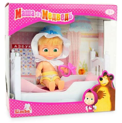 Masha And The Bear Doll Masha 12 Cm Simba Ebay
