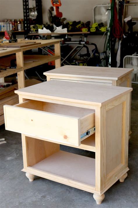 How To Build Diy Nightstand Bedside Tables Furniture Projects