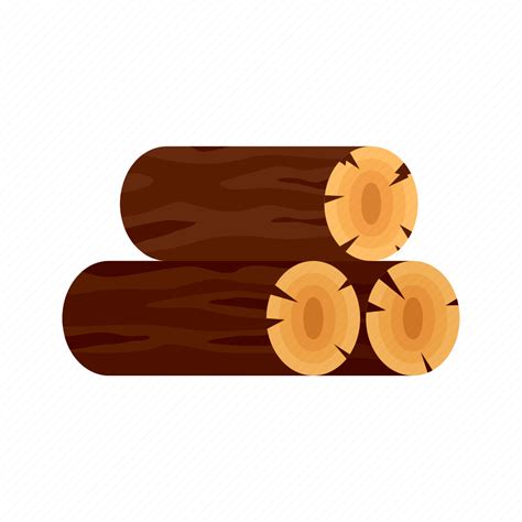 Log Nature Pile Stack Tree Wood Icon Download On Iconfinder