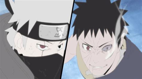 Naruto The Clash Between Kakashi And Obito Has Been Reinterpreted In A