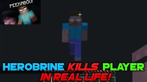 Herobrine Kills Grown Up In Real Life Youtube