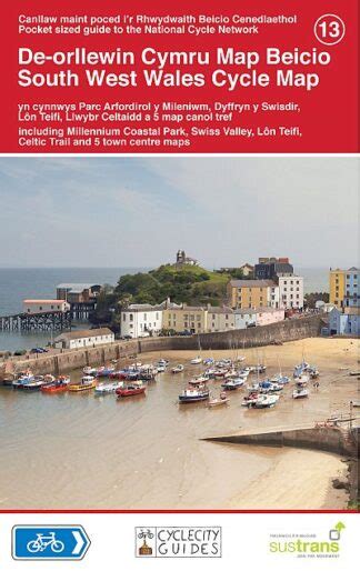 South West Wales Cycle Map Sustrans Map