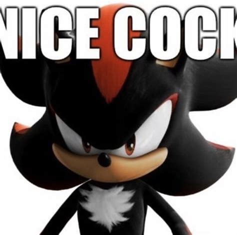 Reactions On Twitter Shadow The Hedgehog Impact Font Nice Cock