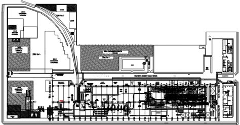 Steel Factory Plant Distribution Layout Plan Cad Drawing Details Dwg